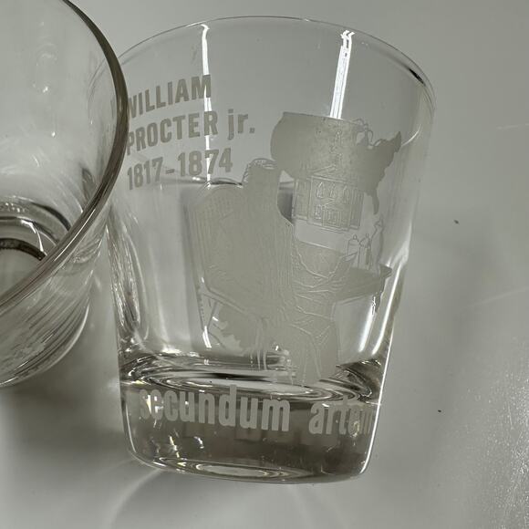 RX Pharmacy William Proctor Jr. Mid Centery Set of 3 Rocks Glasses - Picture 2 of 5